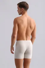 Mısırlı BAMBOO ZEUS Regular Fit Long Boxer Earth Beige