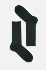 Mısırlı Men's Mercerized Single Summer Ankle Socks Green