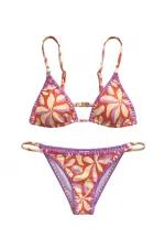 Egyptian Triangle Bikini Set Flower Egyptian Triangle Bikini Set Flower