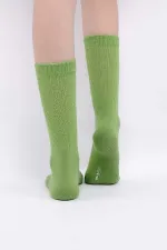 Mısırlı Kadın %10 GÜMÜŞ Madeni İçerikli Soket Çorap Yeşil