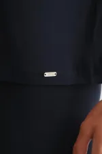 Mısırlı BAMBU ZEUS LUXURY Regular Fit Bisiklet Yaka Sporcu Atlet / T-Shirt Lacivert