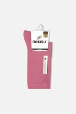 Chaussettes roses en coton biologique égyptien pour femmes