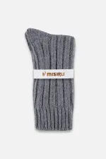 Mısırlı Unisex 5 Kat Alpaka Yünü Kışlık Tekli Soket Çorap Gri