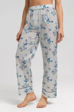 Mısırlı Women's Cotton Pajama Bottoms White