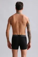 Modal By TENCEL SPARTACUS PERFORMANCE Boxer Shorts Black (from Egypt)