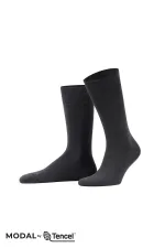 Mısırlı Men's Modal Ergonomic Single Socket Socks, Smoke Grey