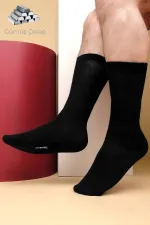 Men's 10% Silver Single Socket Socks, Black