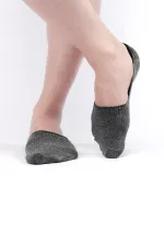 Mısırlı Erkek Bambu Tekli Yazlık Babet Çorap Gri