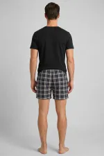 Pyjama court à carreaux pour homme égyptien (Taksim)