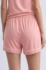 Short mini en bambou rose poudré pour femme égyptienne