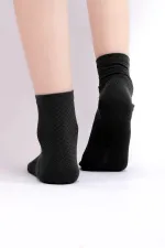 Mısırlı Kadın Bambu Tekli Yazlık Kısa Konç Çorap Siyah