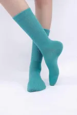 Mısırlı Kadın %10 GÜMÜŞ Madeni İçerikli Soket Çorap Mavi