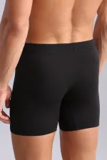 Mısırlı BAMBOO ZEUS Regular Fit Long Boxer Shorts Black