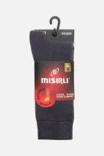 Chaussettes thermiques unisexes égyptiennes à une seule chaussette anthracite