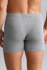 Mısırlı BAMBOO ZEUS Regular Fit Long Boxer Grey Melange