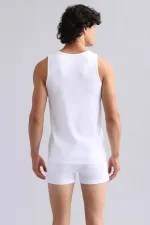 Mısırlı BAMBU HERCULES Slim Fit Basic Atlet Beyaz