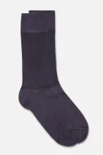 Mısırlı Erkek Modal Tekli DİABETİKER Lastiksiz Uzun Soket Çorap Füme