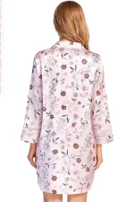 Mısırlı Women's Satin Long-Sleeve Shirt, Cream