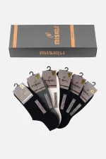 Mısırlı Erkek Modal 6 Çift Yazlık No Show Çorap Çok Renkli