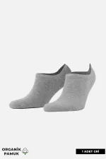 Mısırlı Erkek Organik Pamuklu 6 Çift No Show Çorap Çok Renkli