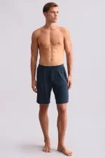 Short de pyjama en modal pour homme, bleu marine