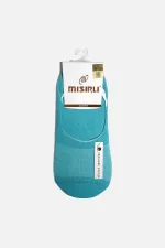 Mısırlı Women's Bamboo Single Summer Ballet Socks Blue