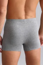 Mısırlı BAMBU ZEUS Regular Fit Boxer Gri Melanj