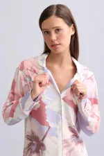 Mısırlı Kadın Bambu Pijama Altı Koyu Lila