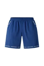 Ensemble 3 pièces pour homme en coton égyptien bleu marine, à boutons