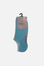 Chaussettes invisibles d'été en bambou pour homme, bleu pastel, de couleur égyptienne