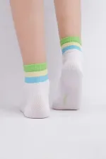 Chaussettes courtes d'été blanches en coton biologique pour femmes égyptiennes