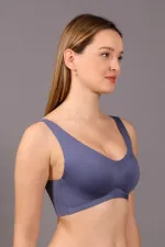 Soutien-gorge égyptien New Bra Ghost sans rembourrage, anthracite