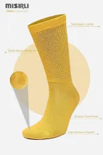 Men's 10% Silver Single Socket Socks, Blue