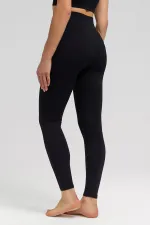 Kadın Activewear Carlotta Seamless Ripli Tayt Siyah