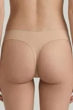 Egyptian Laser Cut Thong Beige Egyptian Laser Cut Thong Beige