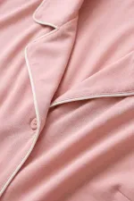 Mısırlı Women's Bamboo Short-Sleeve Shirt Dusty Pink