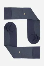 Mısırlı Erkek Organik Pamuklu Tekli Soket Çorap Jean