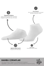 Chaussettes blanches unisexes égyptiennes en bambou, lot de 7.
