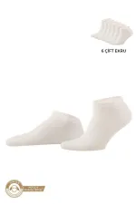 Chaussettes unisexes égyptiennes en modal TENCEL et laine mélangée, lot de 6 paires, écrues