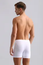 Mısırlı BAMBOO ZEUS Regular Fit Long Boxer White