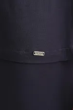 Débardeur/T-shirt ZEUS LUXURY en coton biologique égyptien, coupe classique, col en V, anthracite