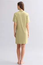 Mısırlı Kadın Modal Gecelik Adaçayı Yeşili