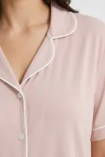 Egyptian Women's Modal Pajama Set Light Pink