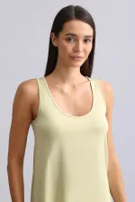 Mısırlı Kadın Bambu Şort Adaçayı Yeşili