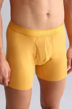 Mısırlı Modal By TENCEL SPARTACUS PLUS PERFORMANCE Long Boxer Mustard