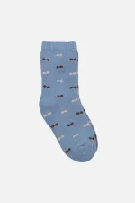 Mısırlı Erkek Bebek Pamuklu 3 Çift Soket Çorabı Çok Renkli