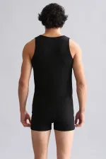 Modal By TENCEL HERCULES Slim Fit Basic Tank Top Black (from Mısırlı brand)