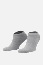 Mısırlı Women's Bamboo Single Summer Ankle Socks Grey
