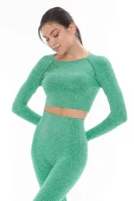 Mısırlı Women's Sports Leggings Set, Green