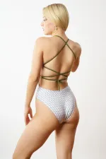 Maillot de bain à motifs rétro égyptiens